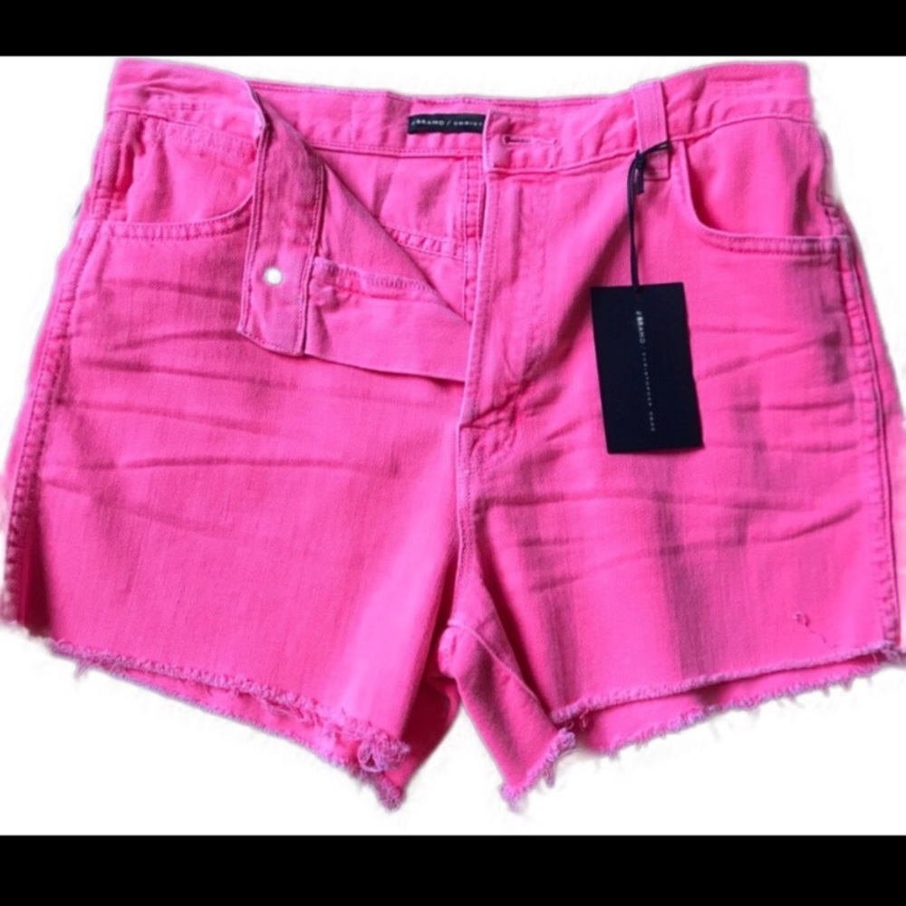 J Brand hi-rise jean shorts